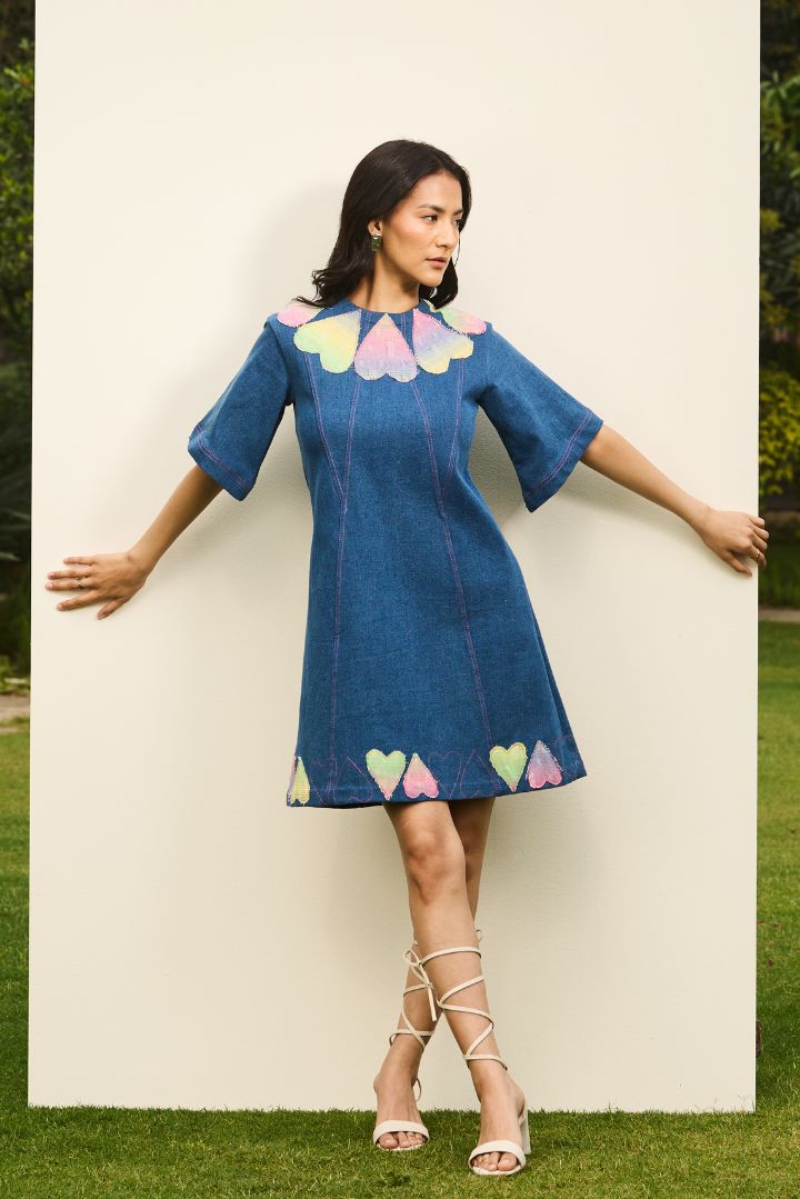 Denim Heartscape Dress