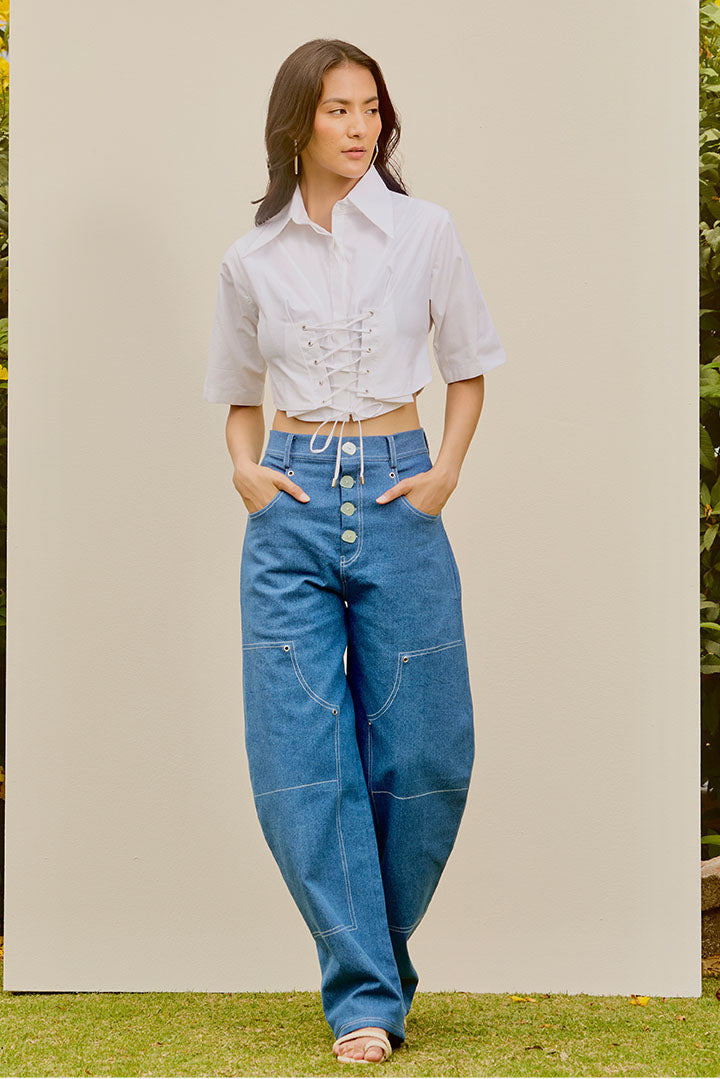 Ivy Lace-Up Shirt