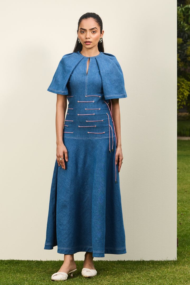 Mirage Lace-Up Dress