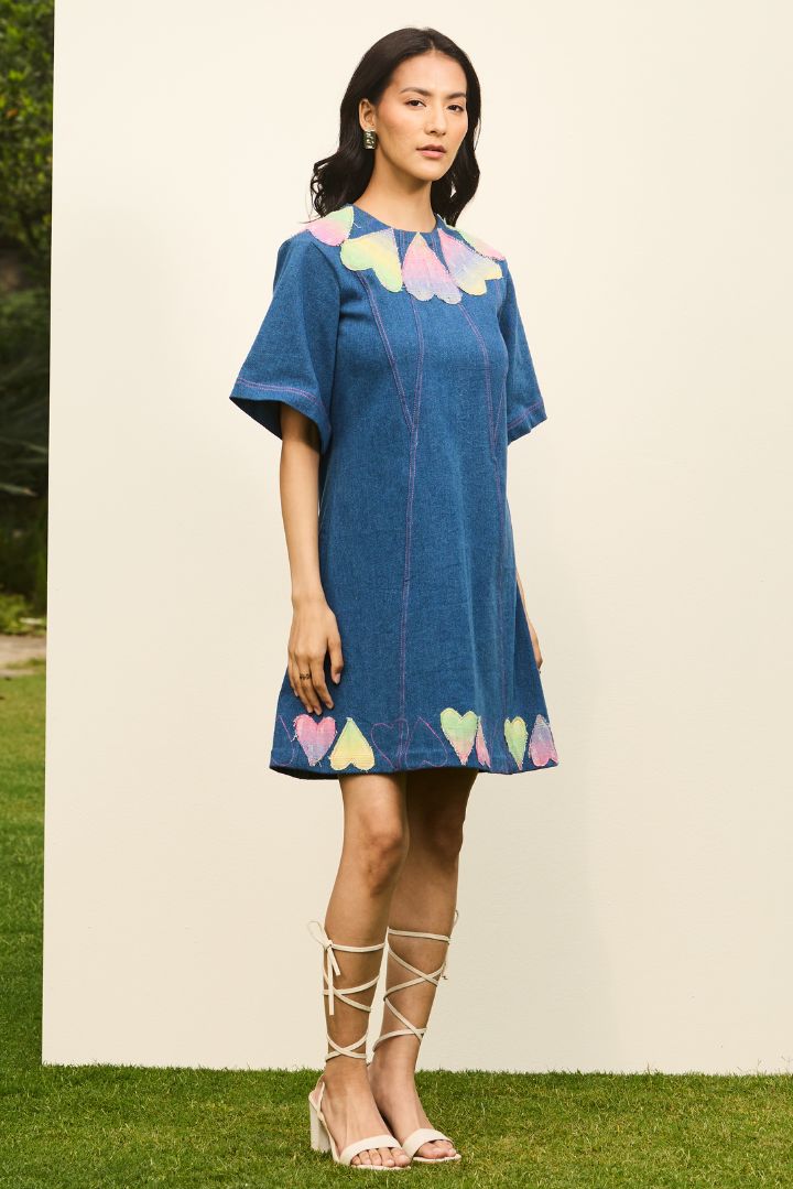 Denim Heartscape Dress