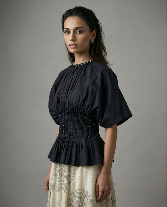Noir Halo Peplum