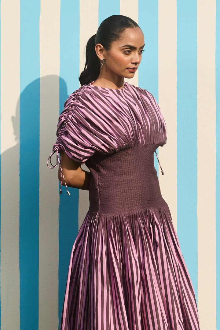 Striped Echo Dress