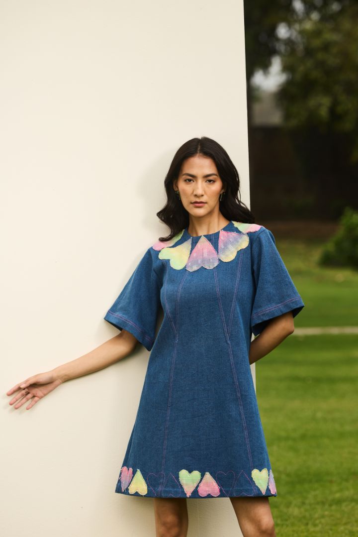 Denim Heartscape Dress