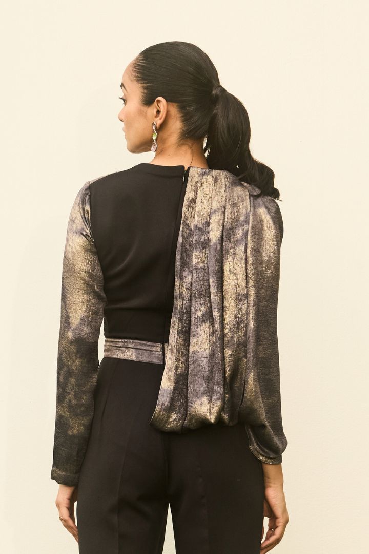 Eclipse Draped Jumpsuit