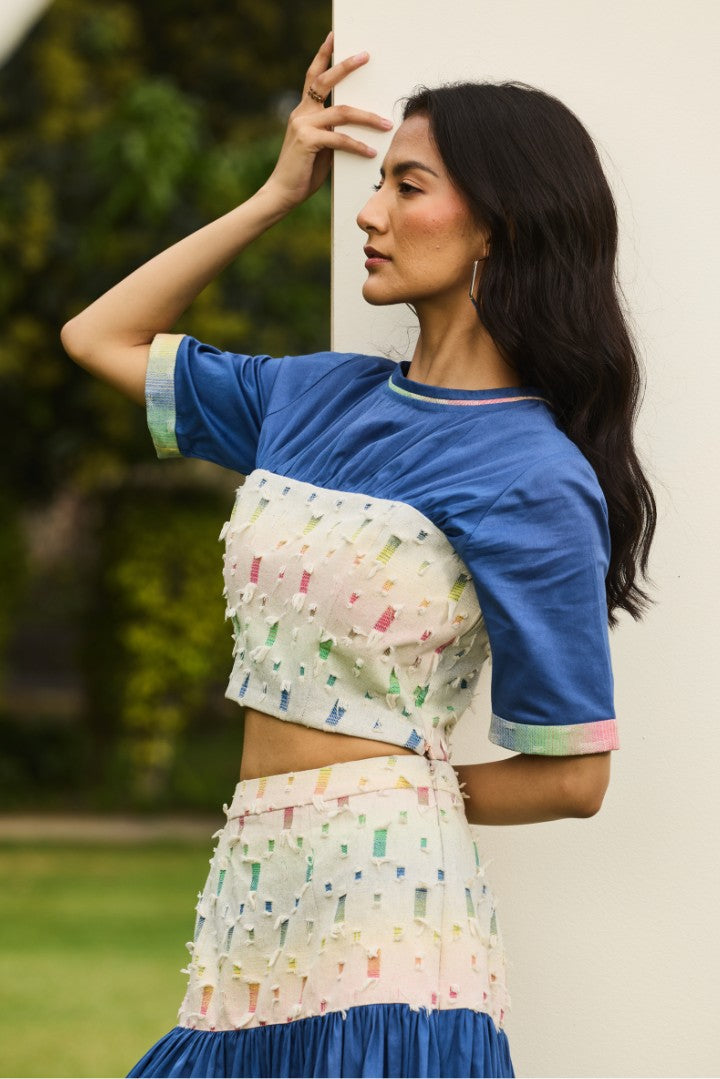 Prism Patch Crop Top