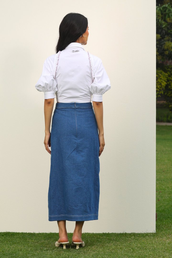 Skyline Lace-Up Skirt