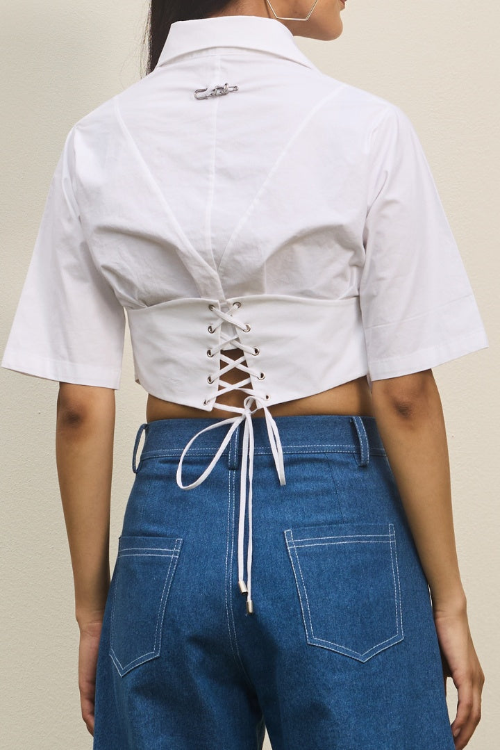 Ivy Lace-Up Shirt