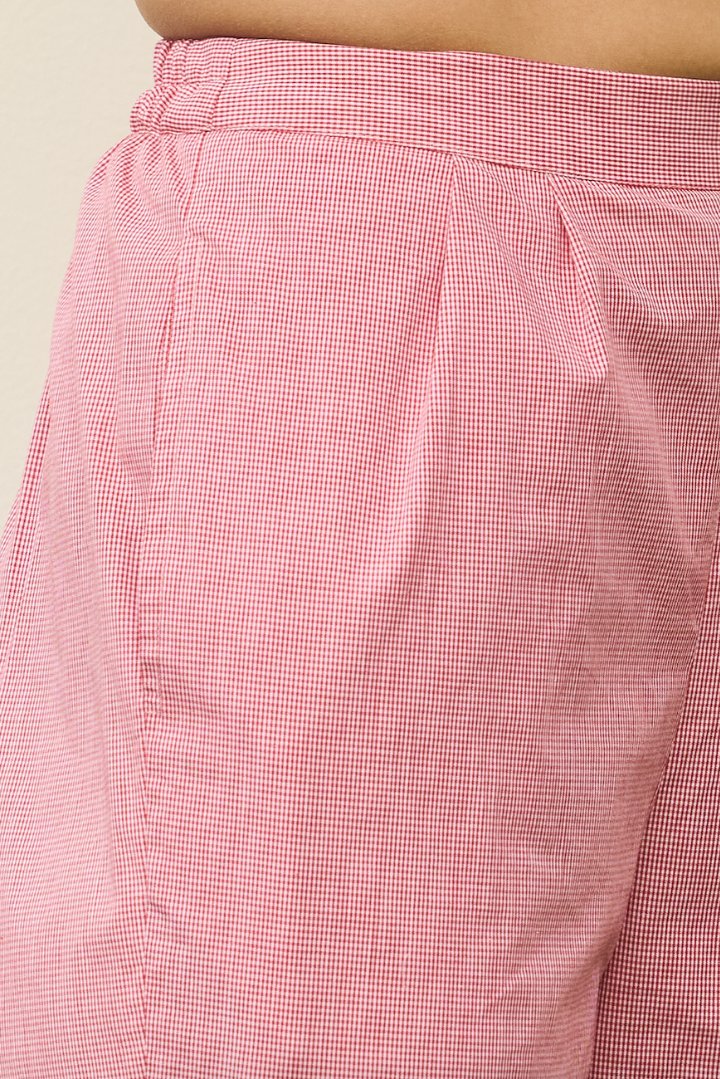 Blush Grid Pants