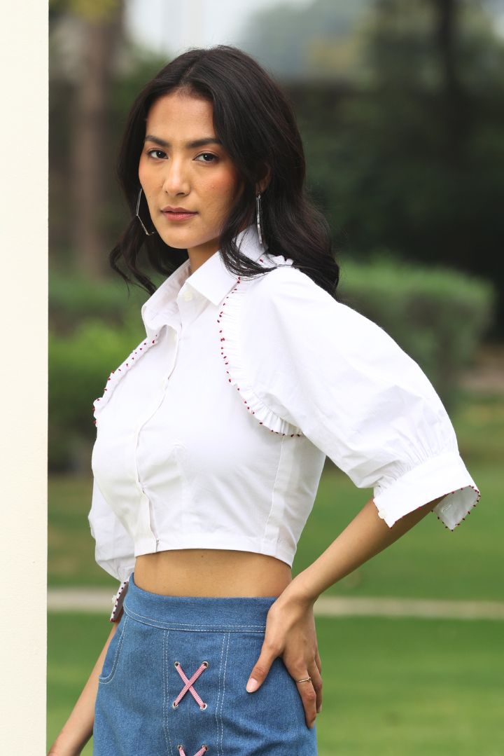 Fleur Knot Crop