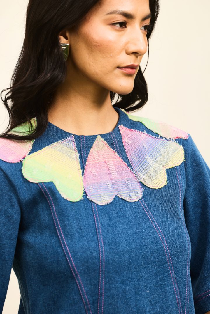 Denim Heartscape Dress