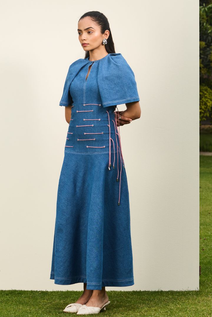 Mirage Lace-Up Dress
