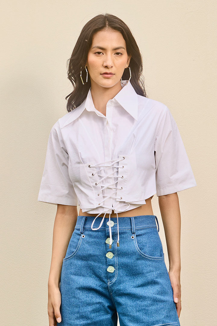 Ivy Lace-Up Shirt