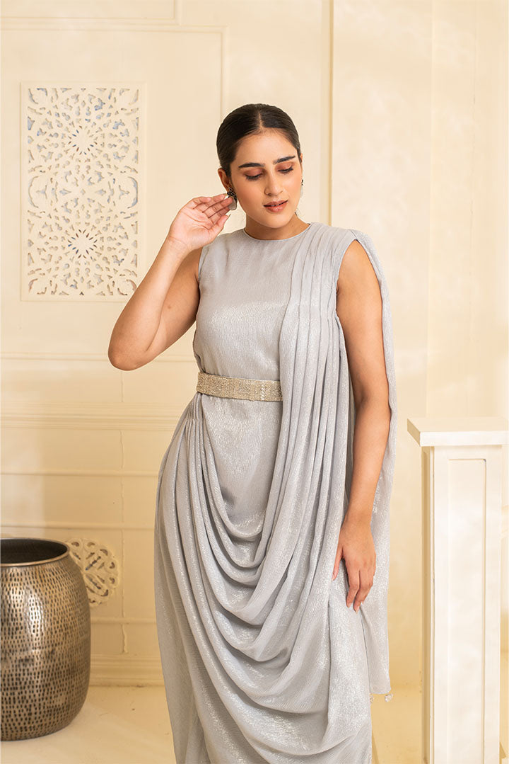 Starlight Pre-Draped Saree