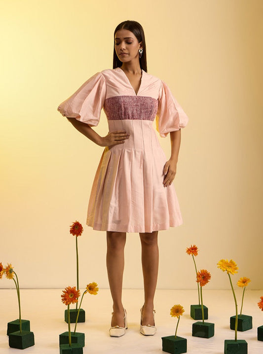 Scarlet Puff Dress