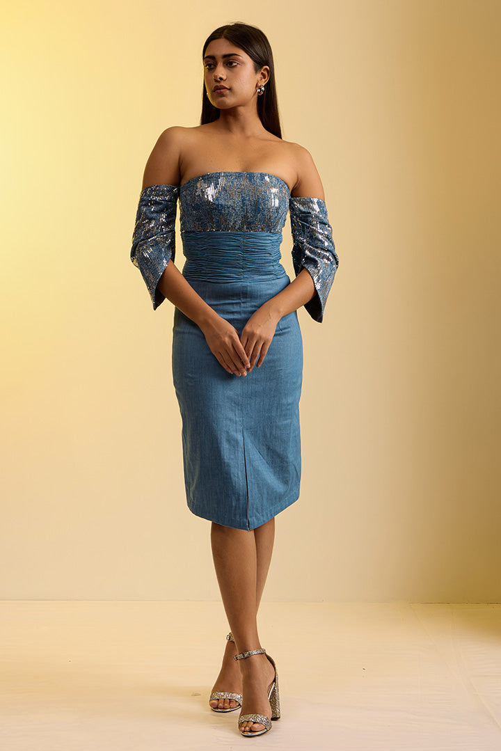 Starlight Denim Dress