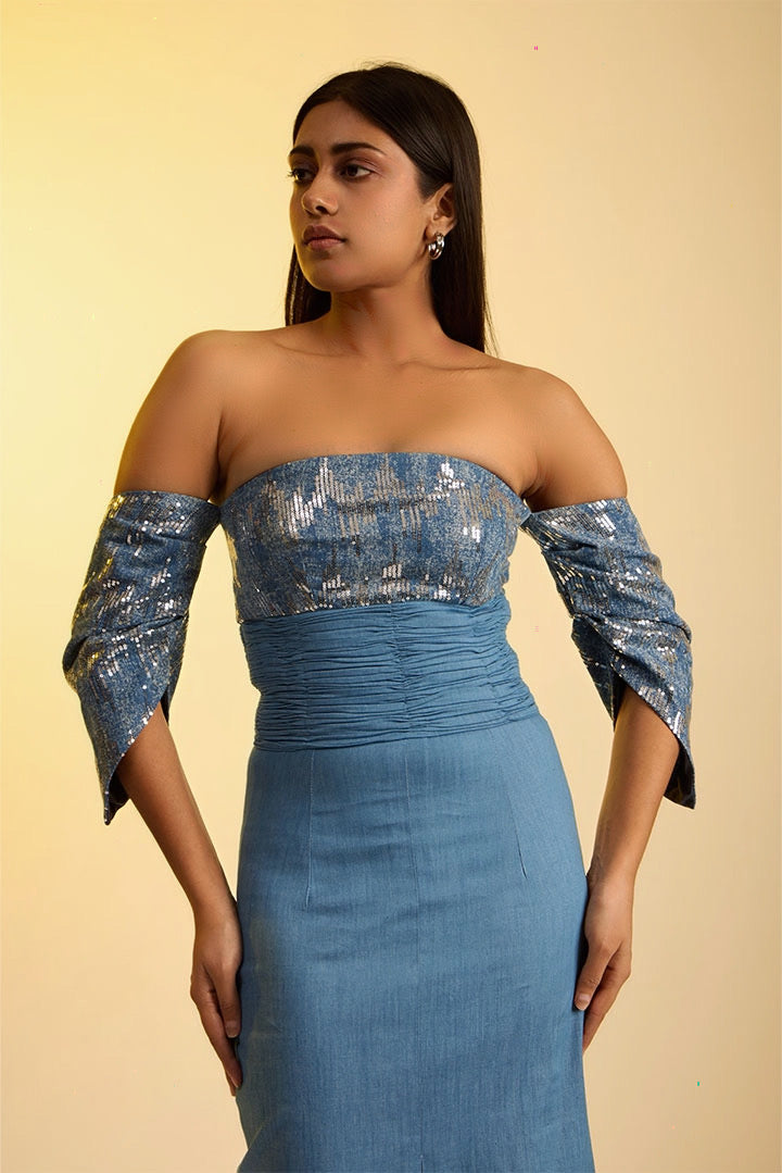 Starlight Denim Dress