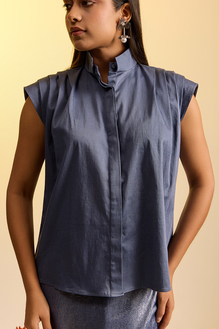 Luxe Pleat Shirt
