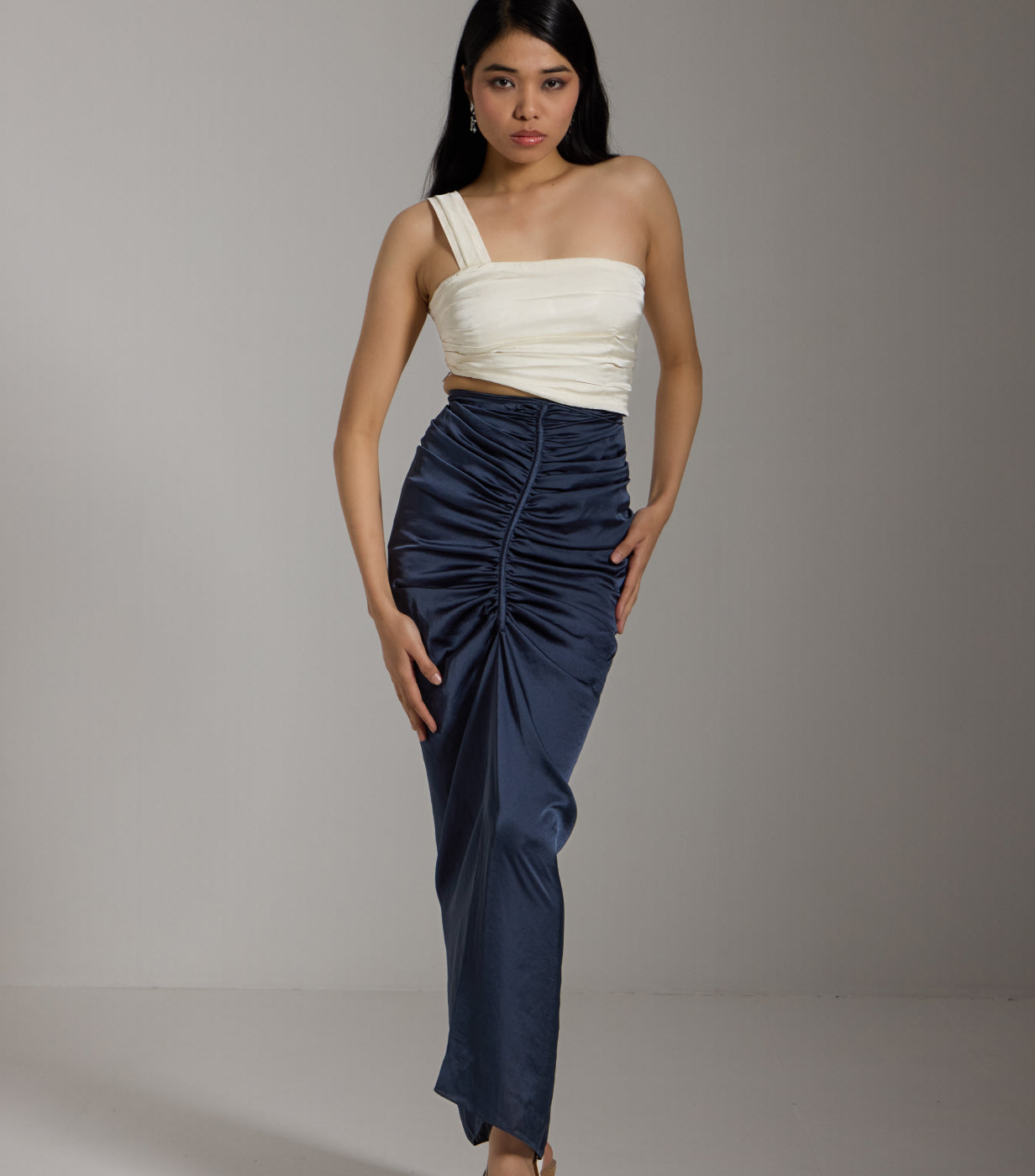 Midnight Gathered Skirt