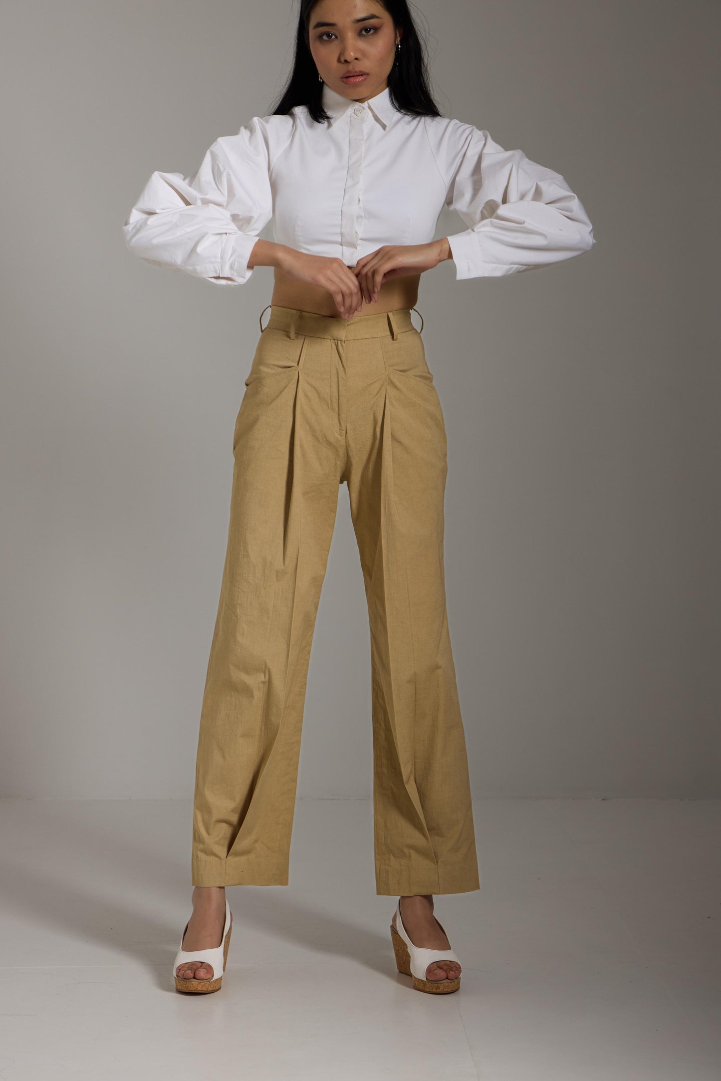 Sunset Sands Pleated Trousers