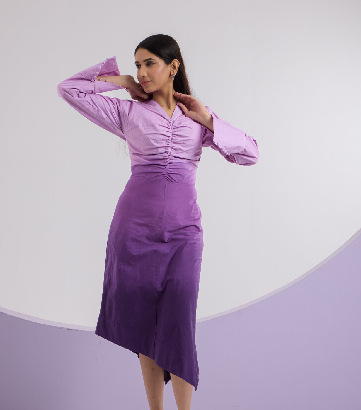 lavender haze shirt dress Hanging On Every Word Lavender Purple Shirt Dress, Large - The Mint Julep Boutique