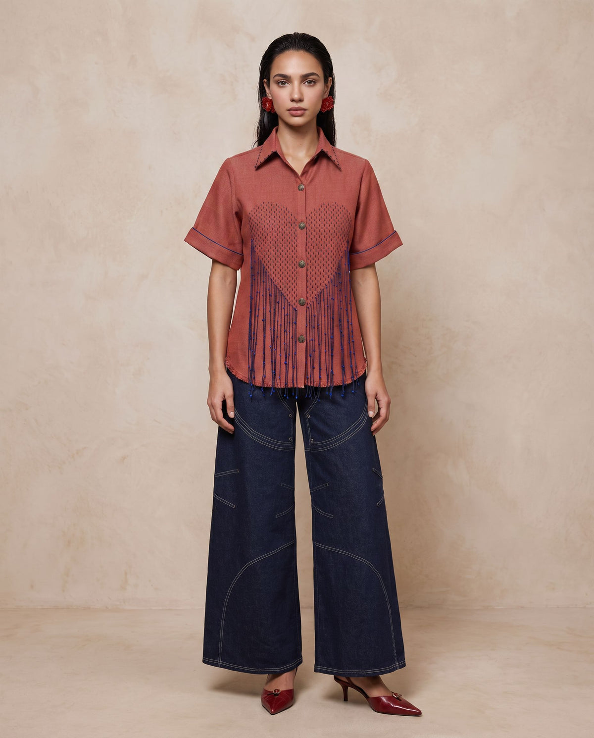 Heartstrings Denim Shirt