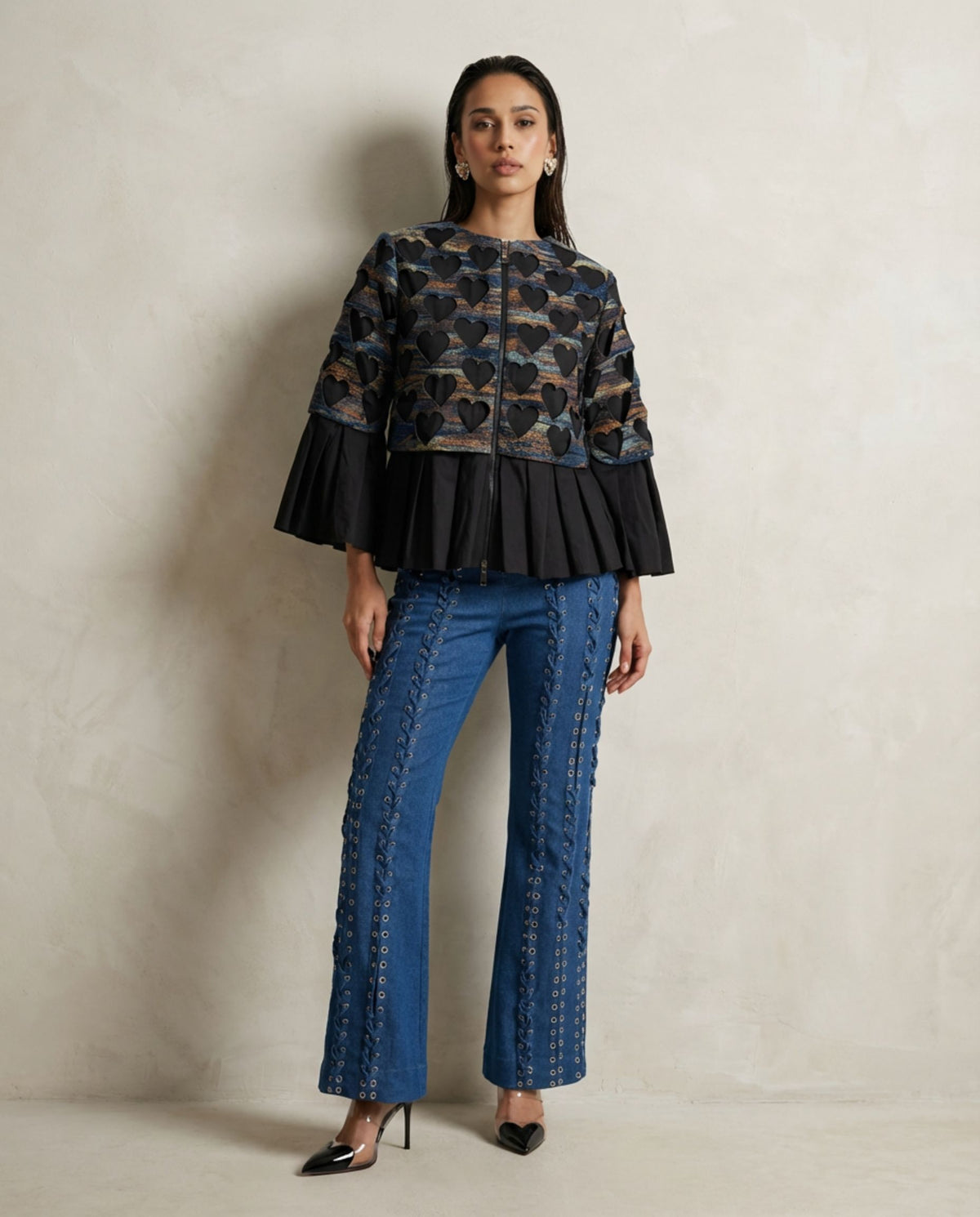 Midnight Hearts Top
