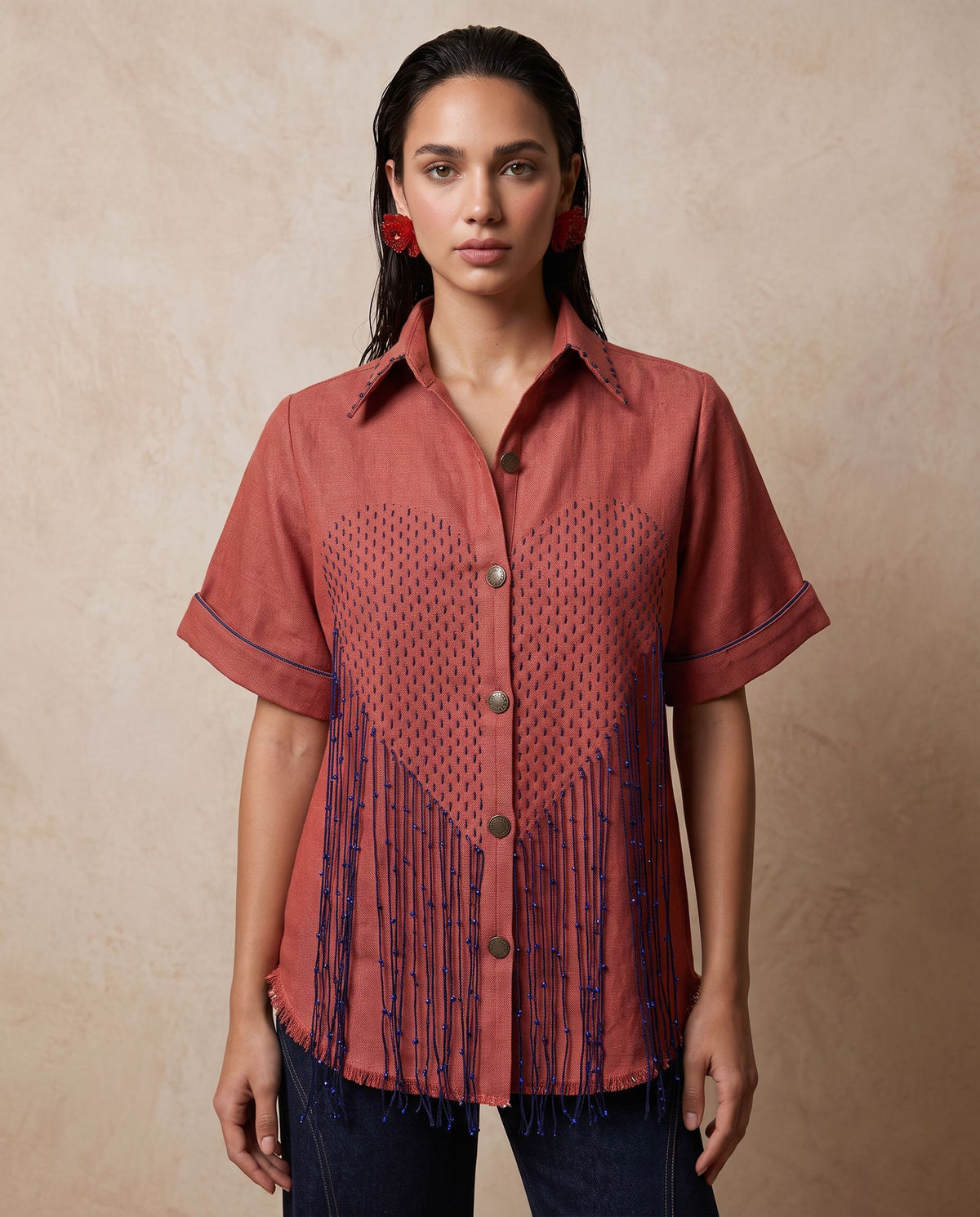 Heartstrings Denim Shirt