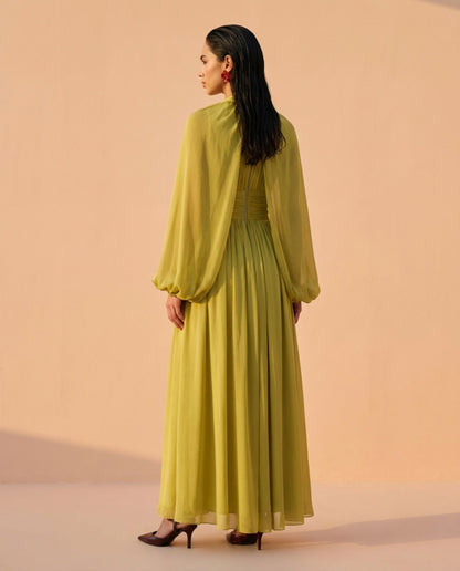 Lime Flow Dress