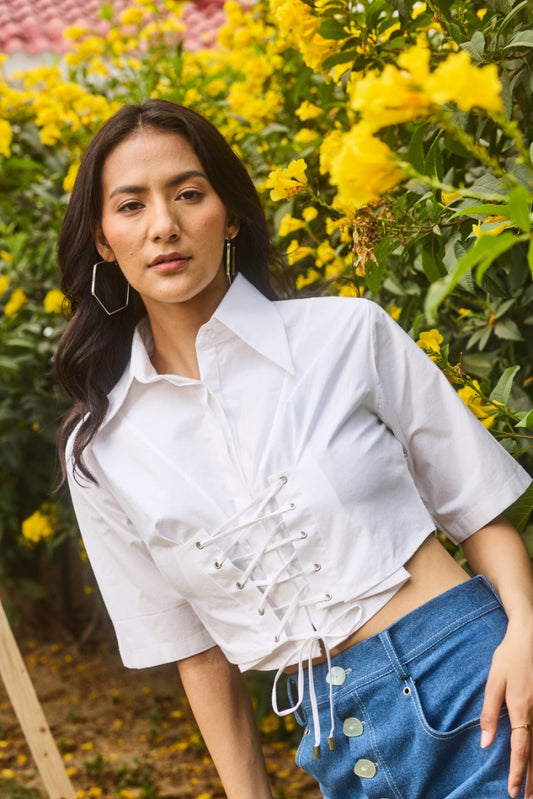 Ivy Lace-Up Shirt
