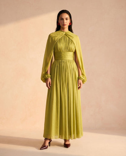 Lime Flow Dress