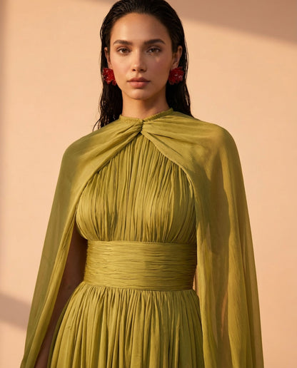 Lime Flow Dress