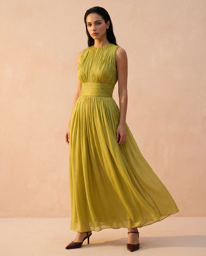 Lime Flow Dress