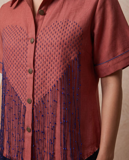 Heartstrings Denim Shirt