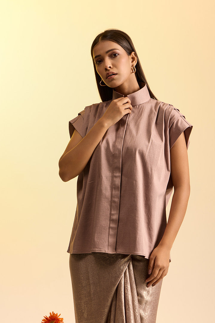 Luxe Pleat Shirt