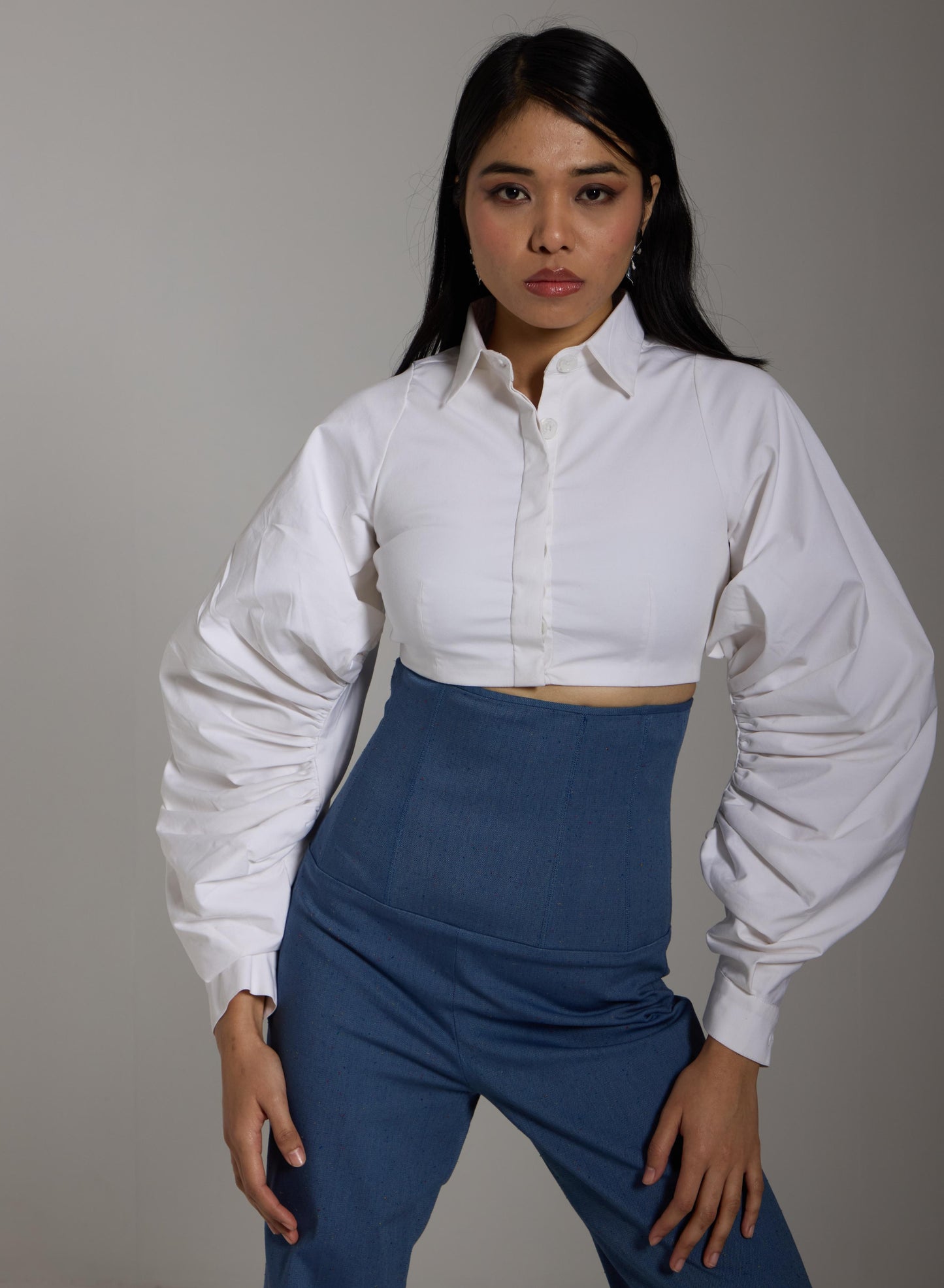 Cloud Cascade Crop Top