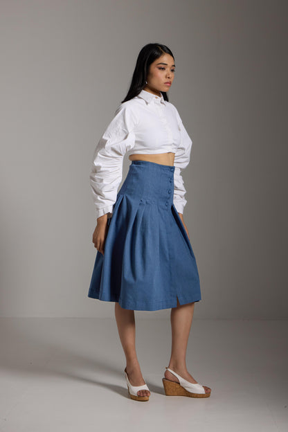 Cloud Cascade Crop Top