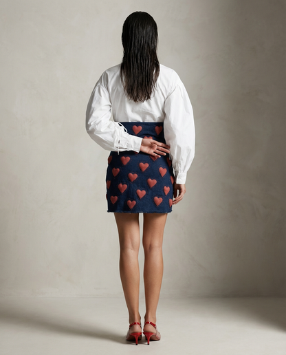 Love Stitch Mini Skirt